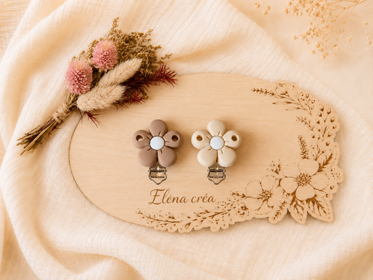 Clip fleur