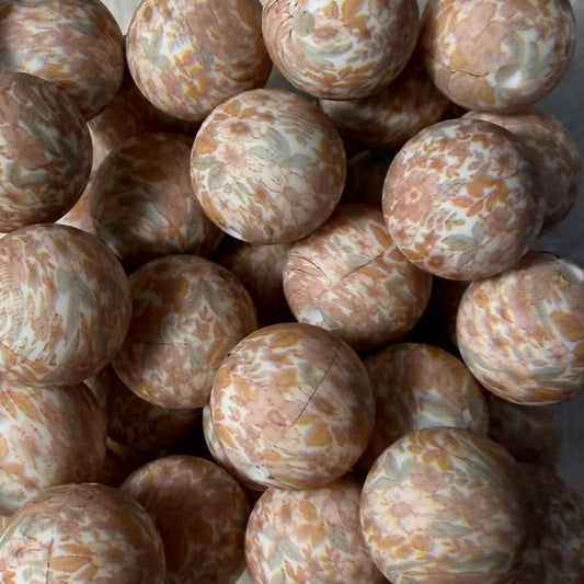Perle liberty rêve brun 15mm