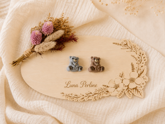 Fantaisie maman & bébé ours