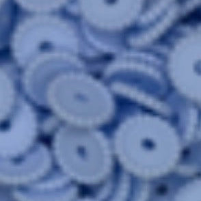 Perle plate bleu pastel